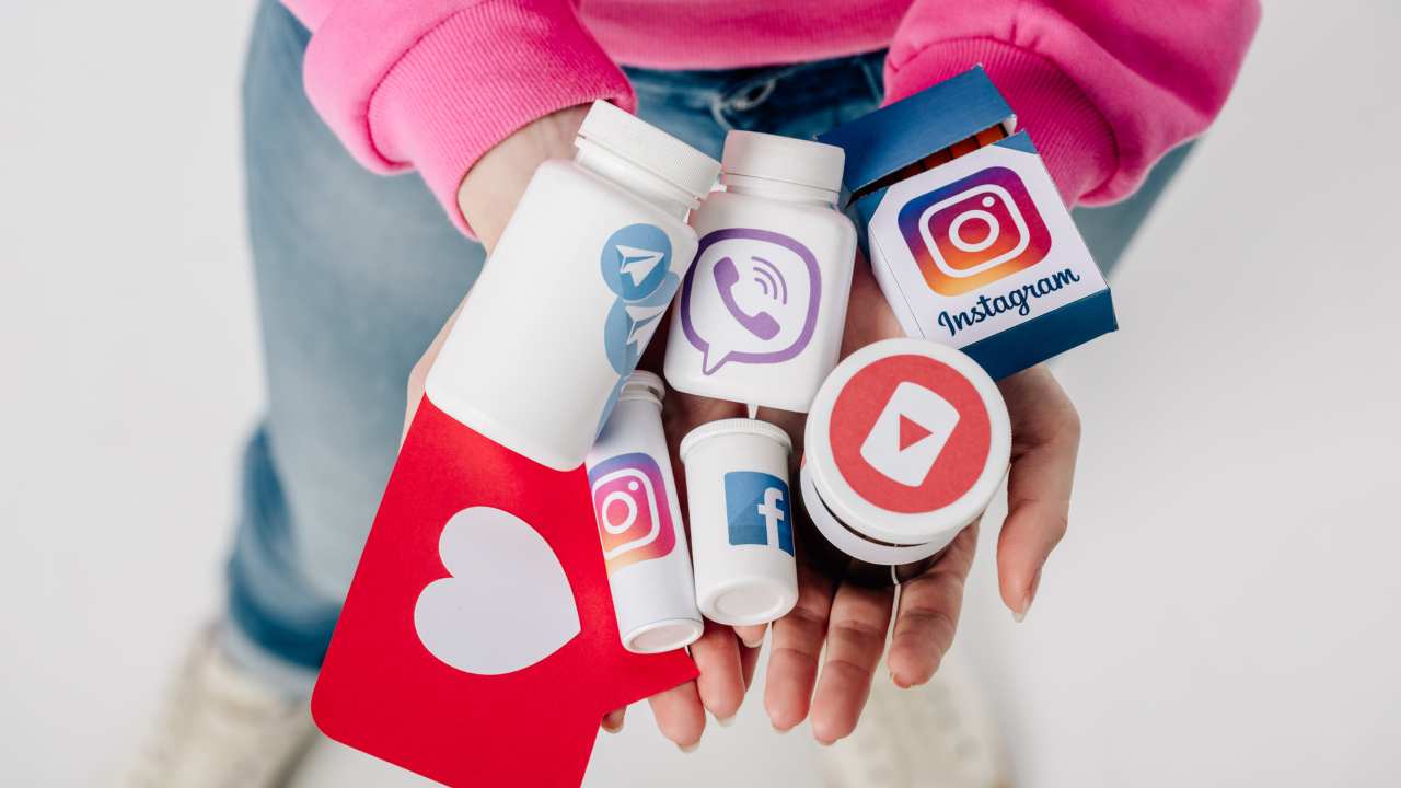 Loghi dei principali social network