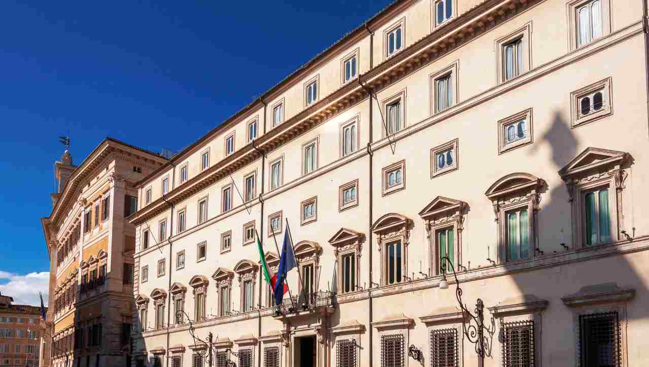 Palazzo Chigi sede del Governo in Italia